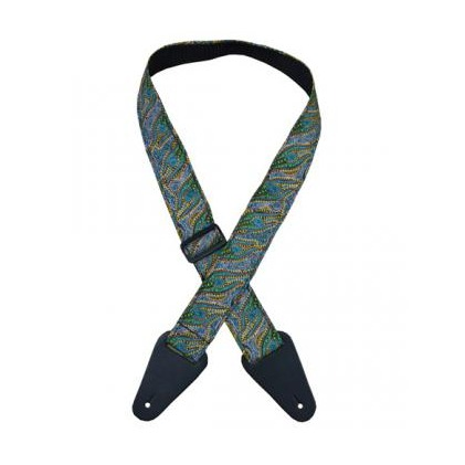 GUITAR STRAP ABORIGINAL ART SPIRIT OF DREAMS