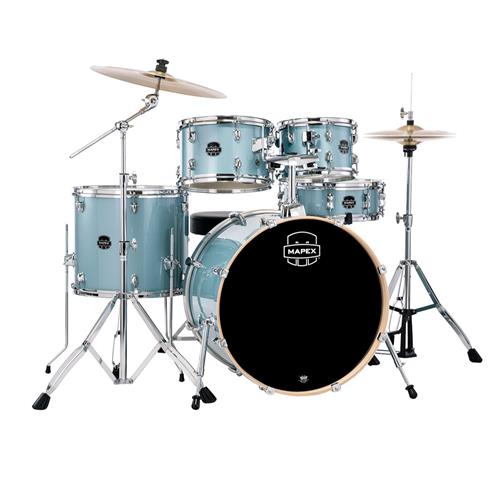 MAPEX VENUS DRUM KIT BUNDLE. AQUA BLUE SPARKLE