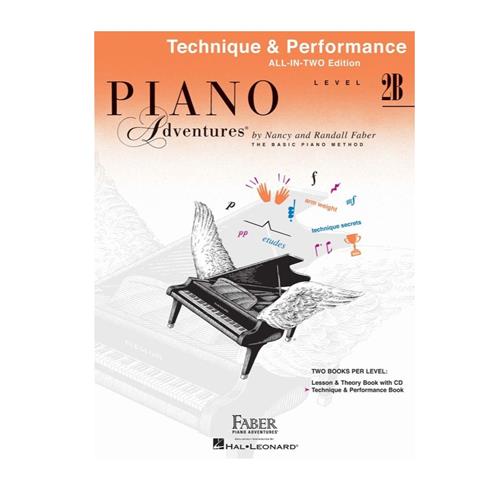 PIANO ADVENTURES ALL IN TWO. LEVEL 2B TECH/PERF