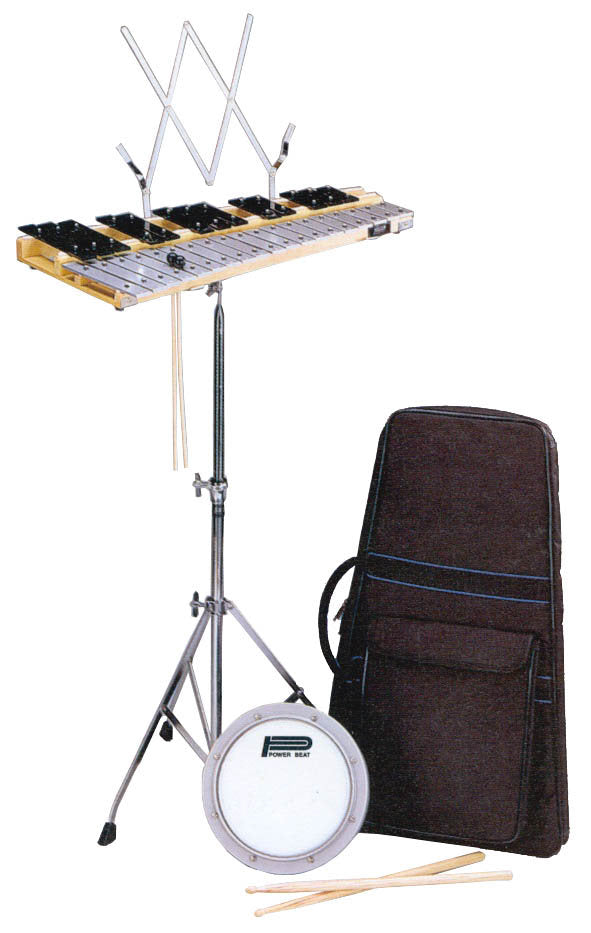 GLOCKENSPIEL, BAG, PRACTICE PAD AND STAND PACK